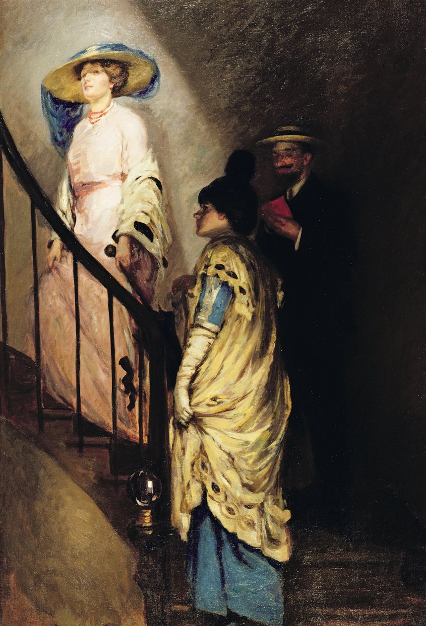 La Rencontre dans les escaliers - Rupert Charles Wolston Bunny