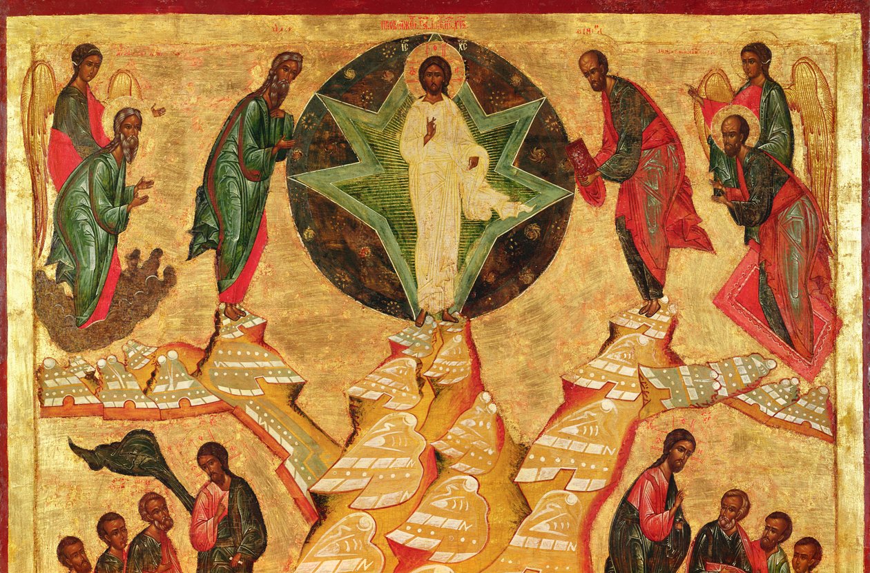 (détail) de la Transfiguration - Russian School