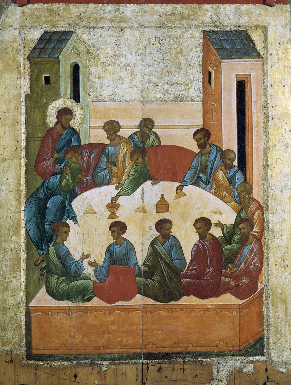 La Cène, 1497 - Russian icon.