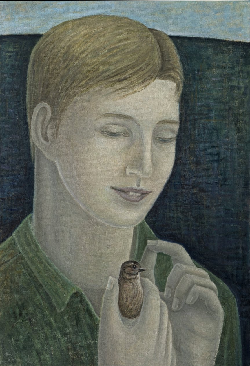 Le jeune François (Garçon tenant un oiseau) - Ruth Addinall