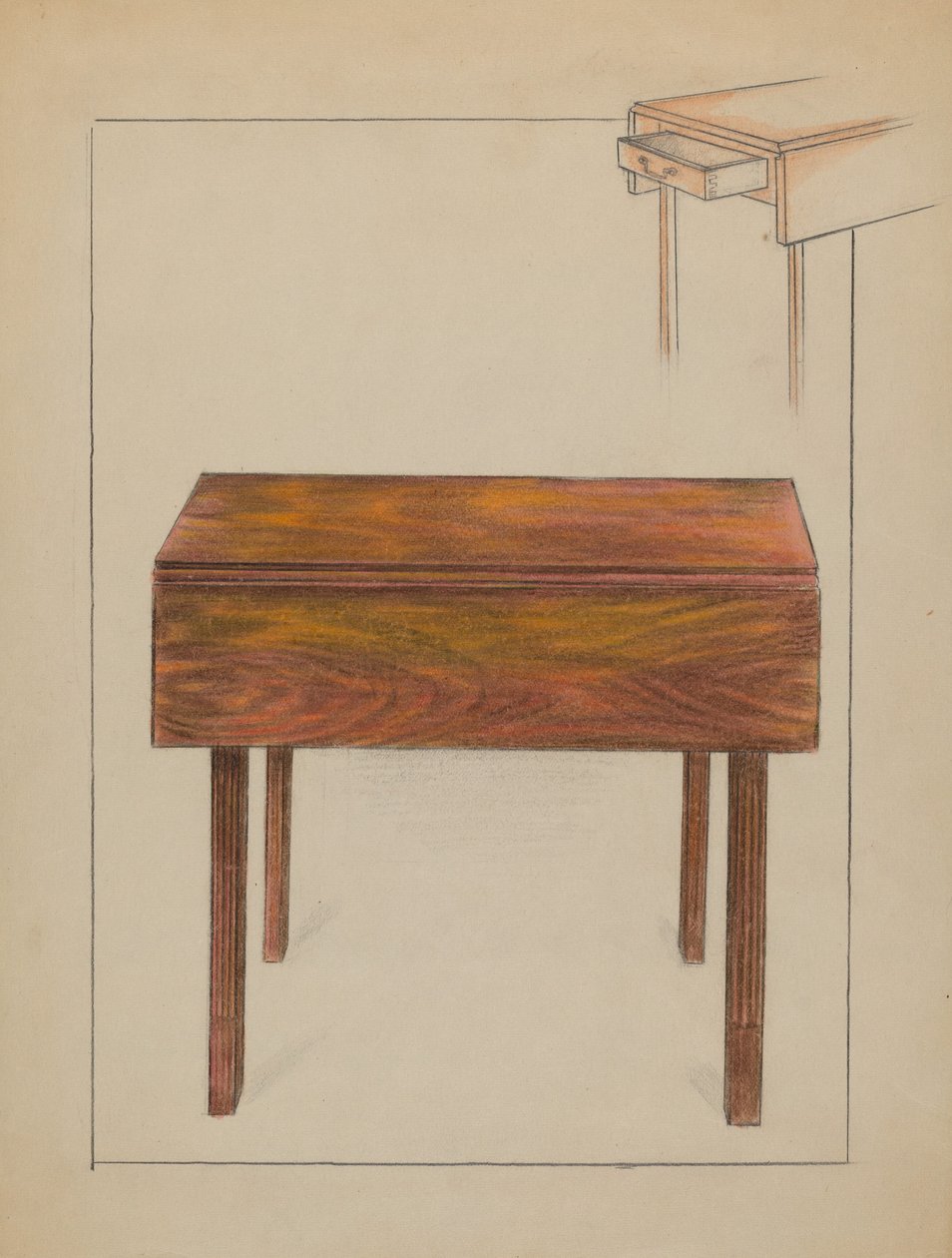Table à abattant - Ruth Bialostosky