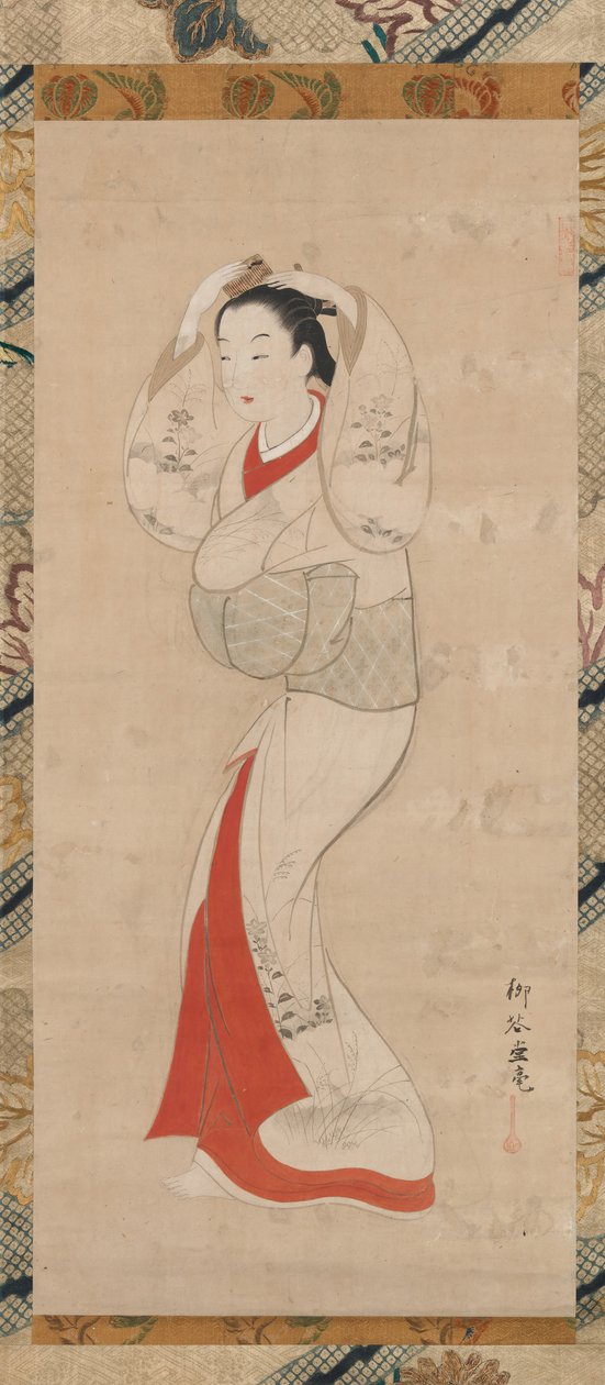 Femme debout, années 1740 - Ryukado