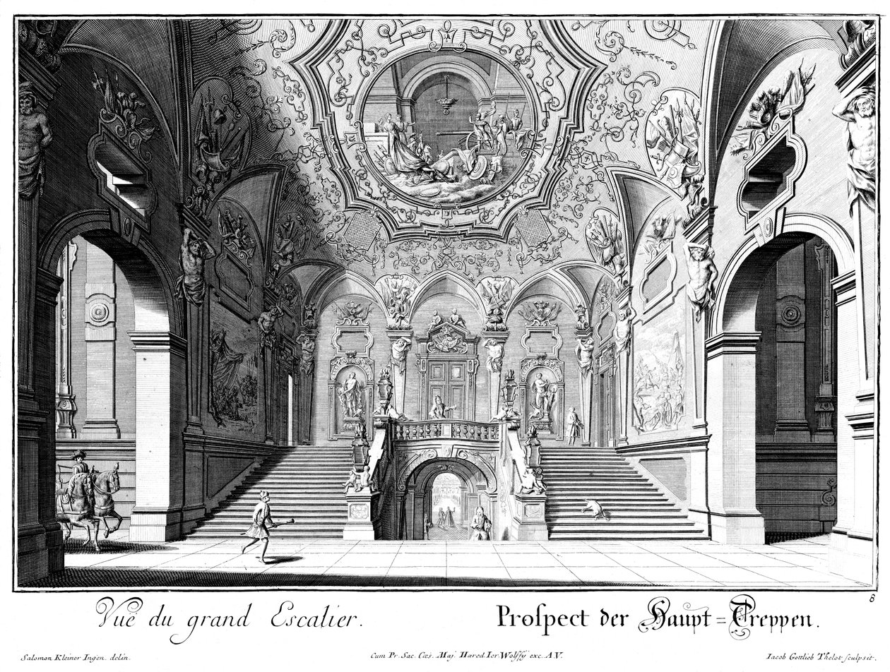 Escalier principal - Salomon Kleiner