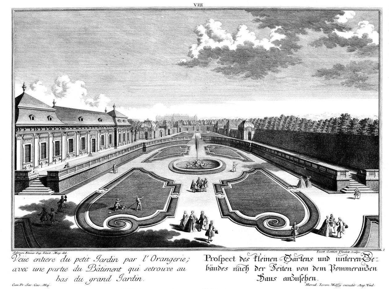 Vue du "Petit Jardin" - Salomon Kleiner