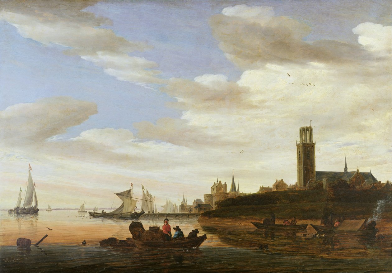 Haarlem, 1667 - Salomon van Ruisdael or Ruysdael