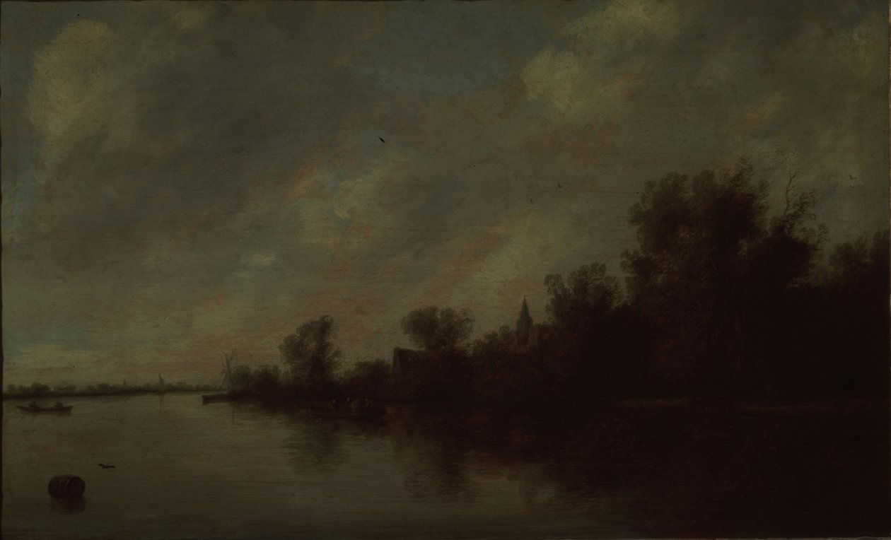 Vue de la rivière, 1631 - Salomon van Ruisdael or Ruysdael