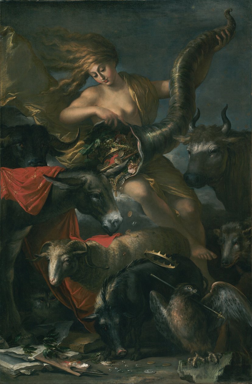 Allégorie de la Fortune - Salvator Rosa