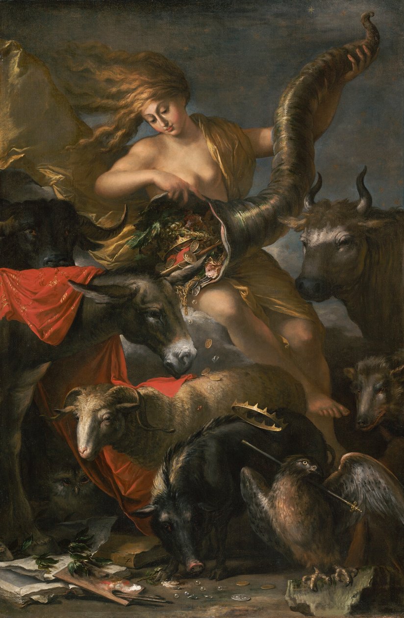 Allégorie de la fortune, vers 1658-9 - Salvator Rosa