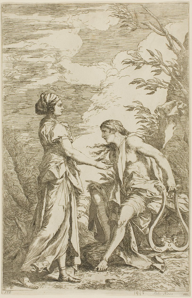 Apollon et la Sibylle de Cumes - Salvator Rosa