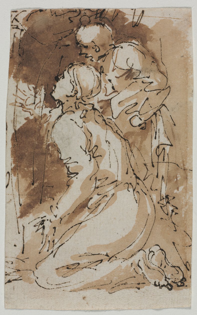 Études de figures (recto) - Salvator Rosa