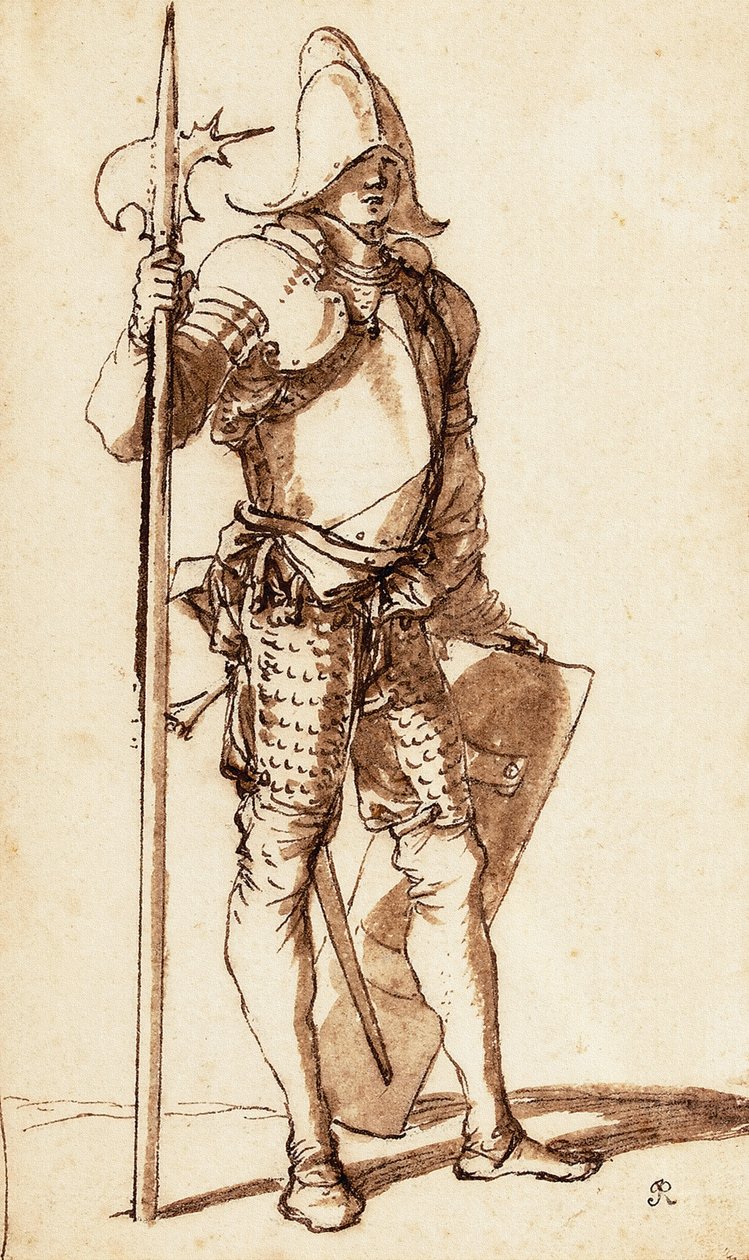 Hallebardier - Salvator Rosa