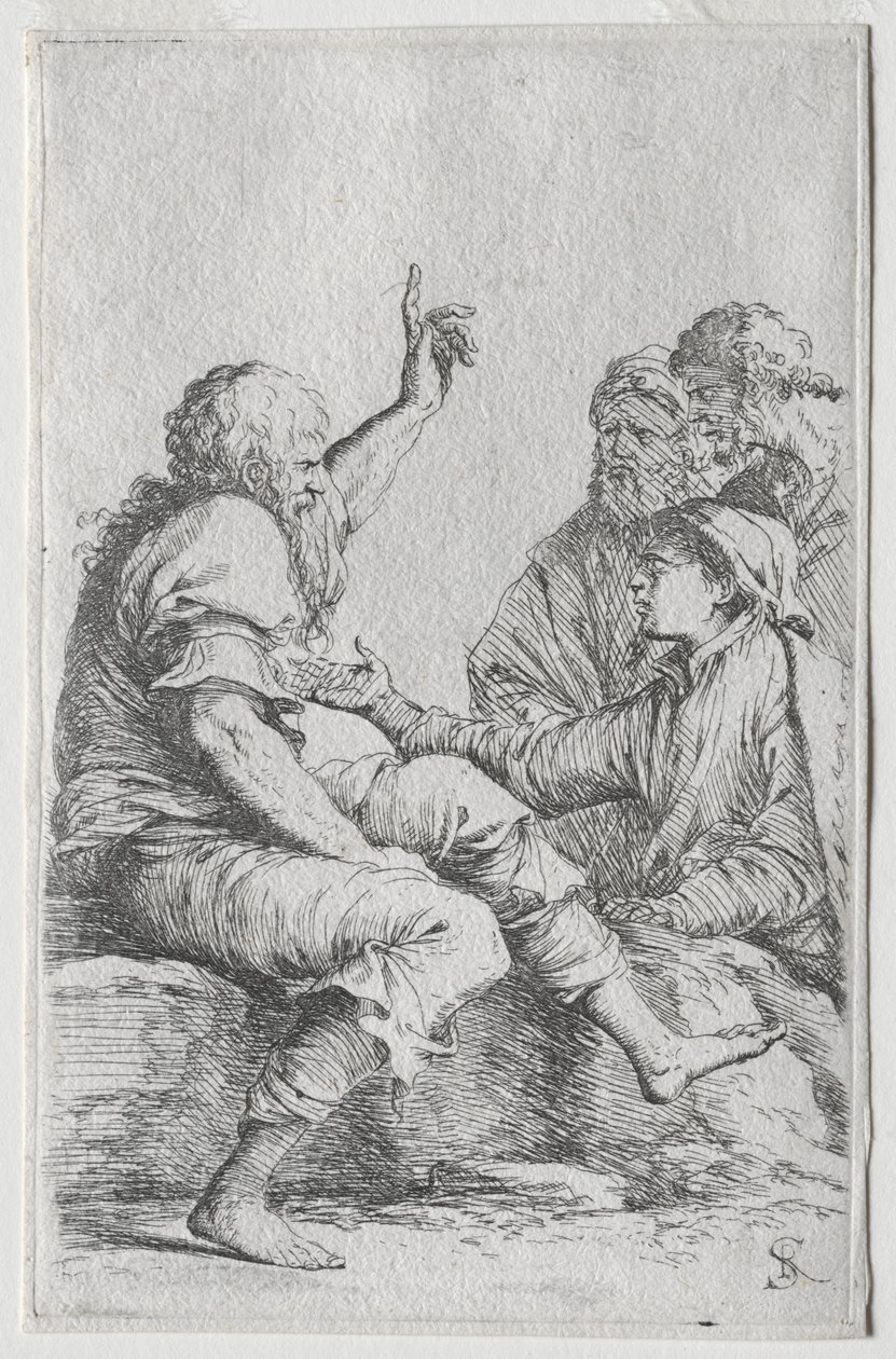 La série des figurines : Figurine, 1656-57 - Salvator Rosa