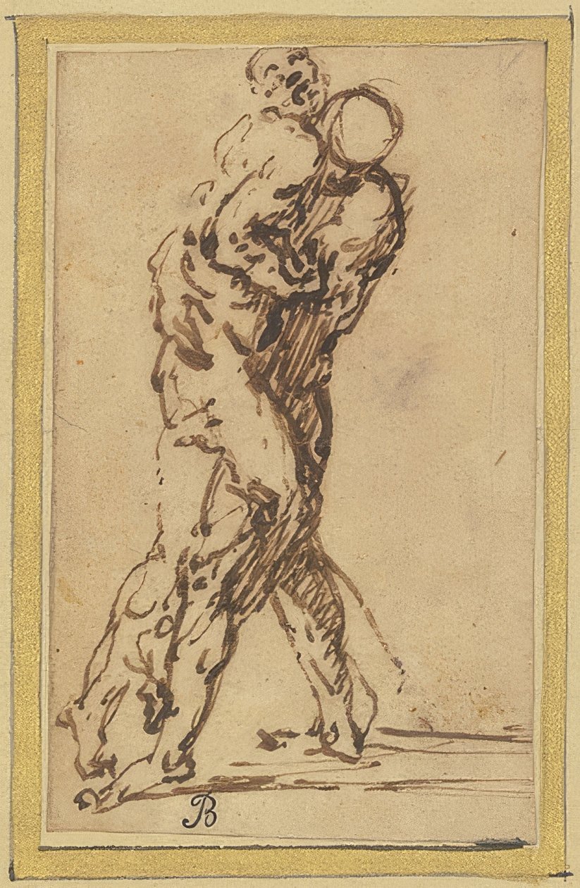 Deux lutteurs - Salvator Rosa