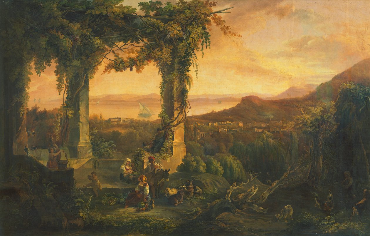 Vue de Casamicciola à Ischia - Salvatore Giusti