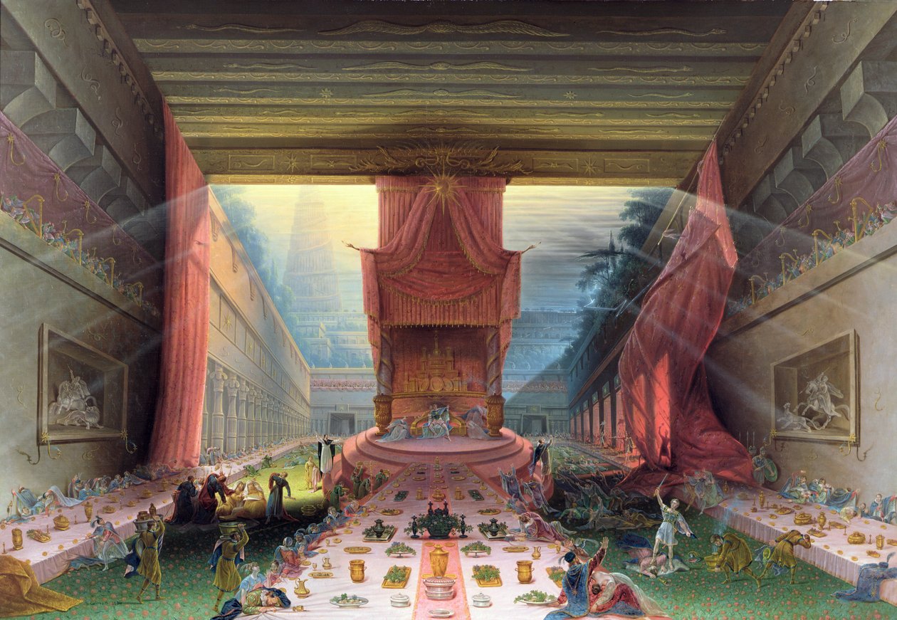 Le Festin de Balthazar - Samuel Colman