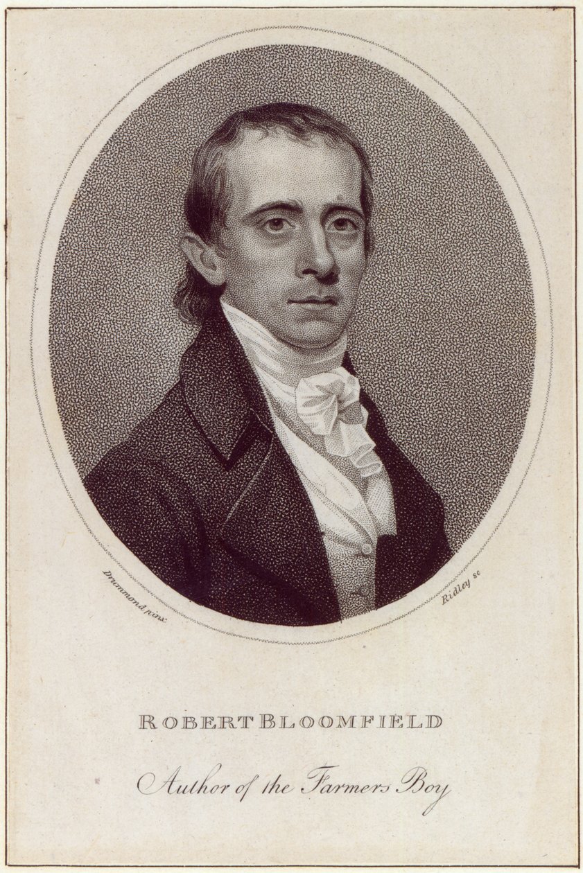 Robert Bloomfield, gravé par William Ridley, publié dans le 