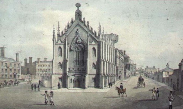 La chapelle du château, Dublin - Samuel Frederick Brocas