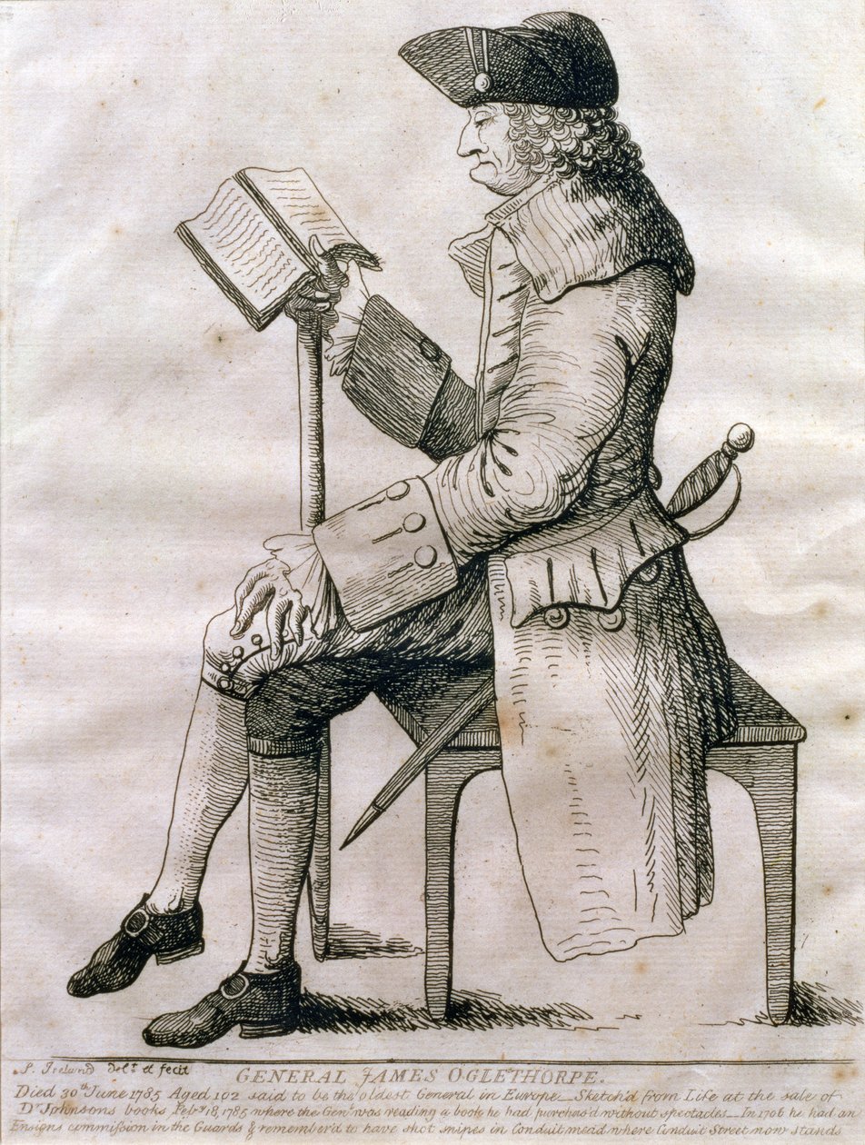 Portrait du général James Edward Oglethorpe, 1785 - Samuel Ireland