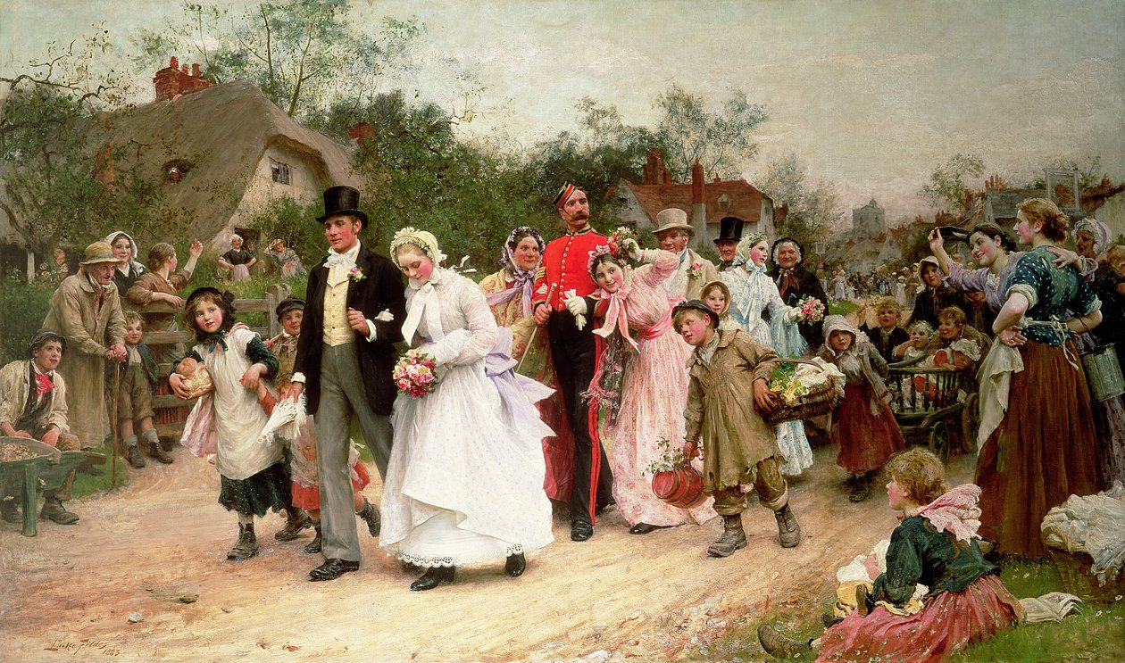 Le Mariage Villageois, 1883 - Samuel Luke Fildes