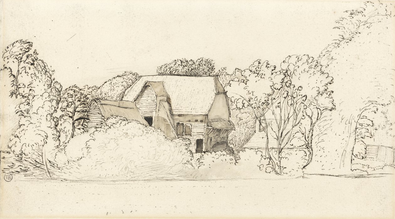 Une ancienne grange à Shoreham - Samuel Palmer