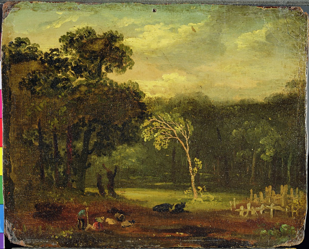 Esquisse de la nature dans le parc de Sion, 1819 - Samuel Palmer