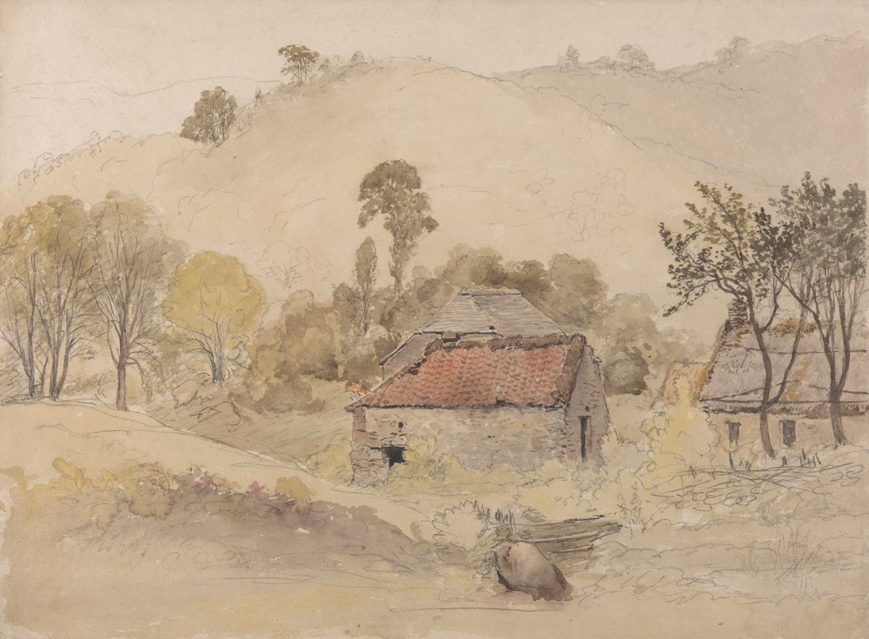 Les granges - Samuel Palmer