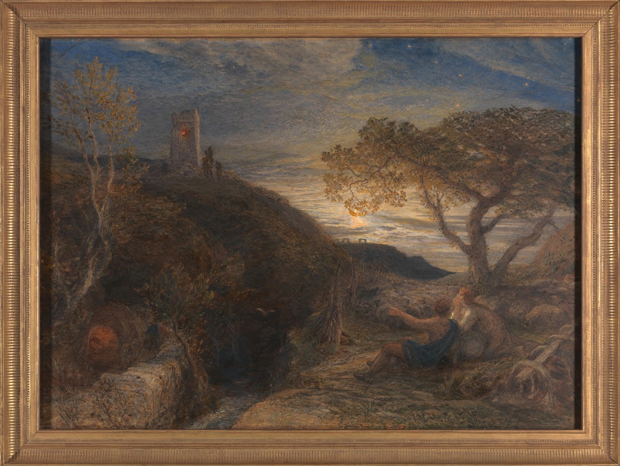 La tour solitaire - Samuel Palmer