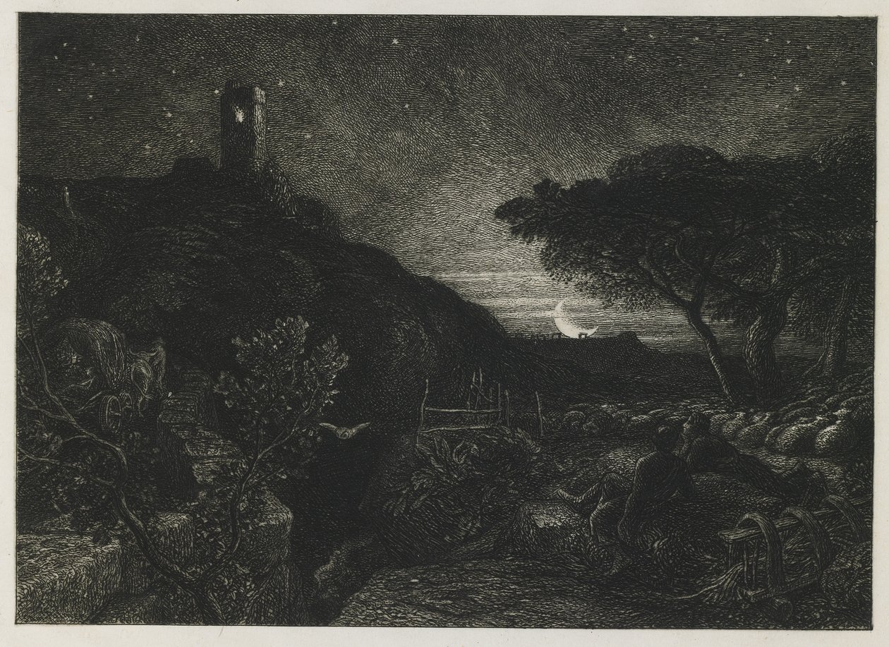 La Tour Solitaire, 1879 - Samuel Palmer