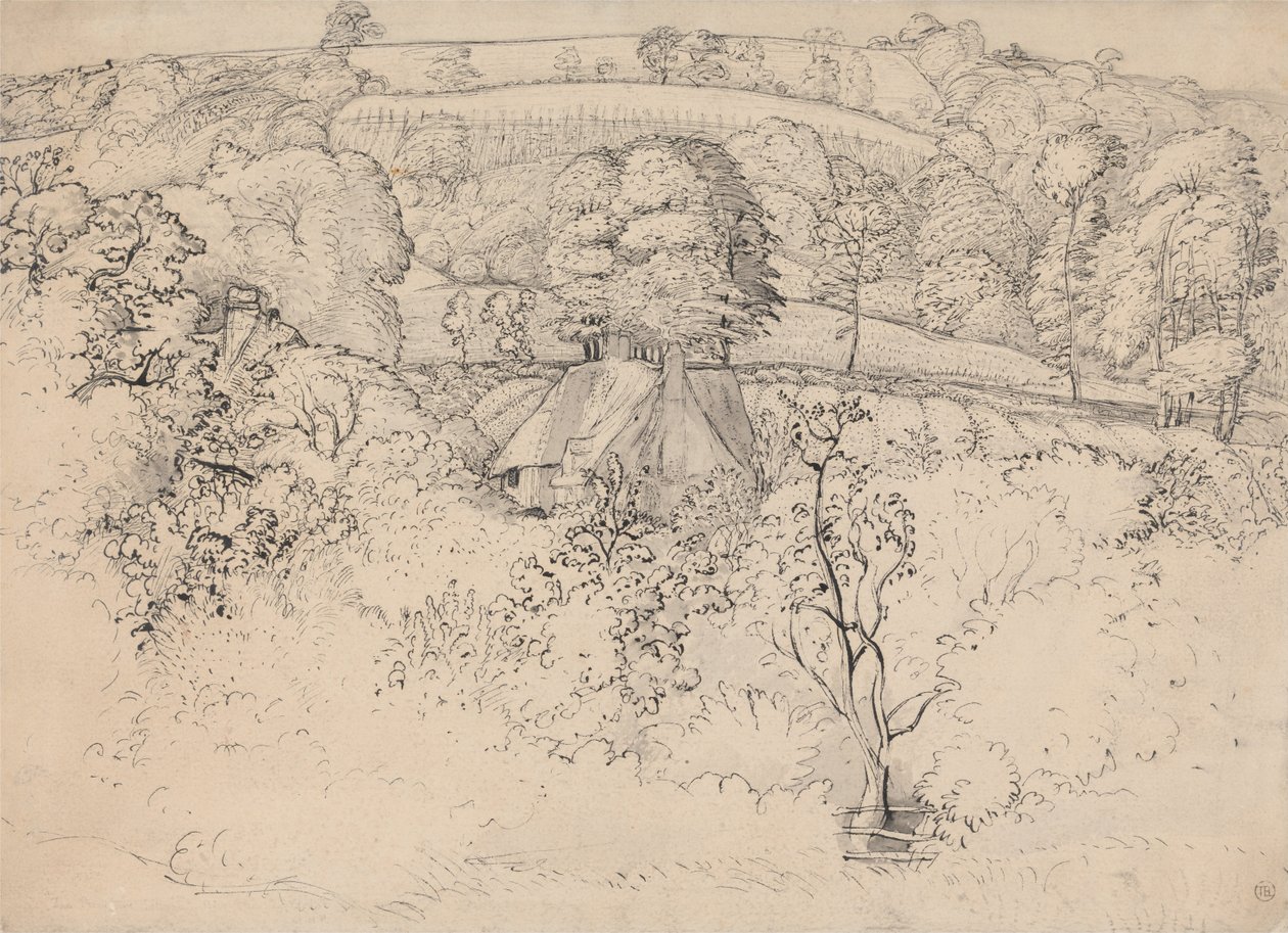 Le cottage primitif, Shoreham - Samuel Palmer