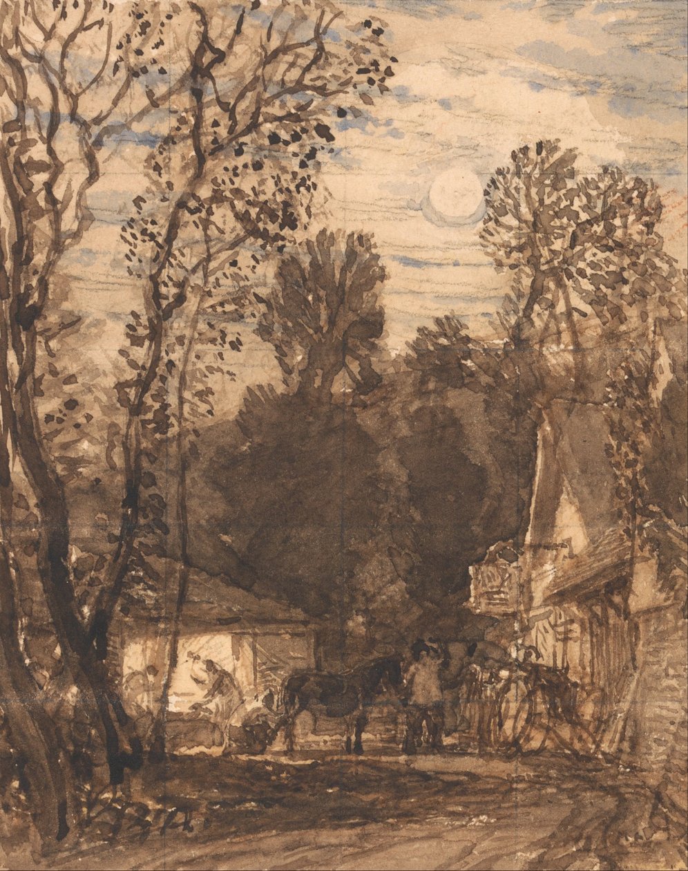 Le Forgeron du Bord de Route - Samuel Palmer