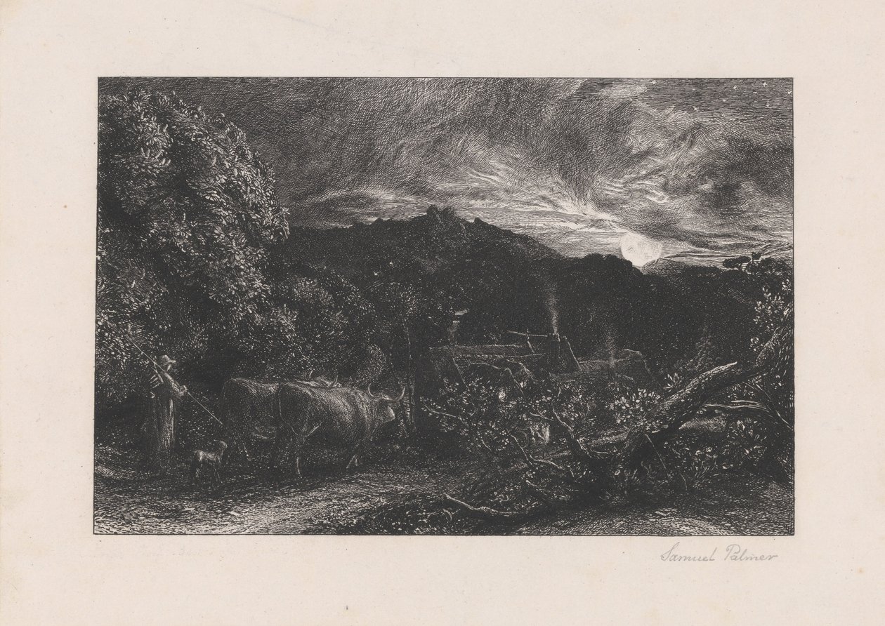 Le laboureur fatigué - Samuel Palmer