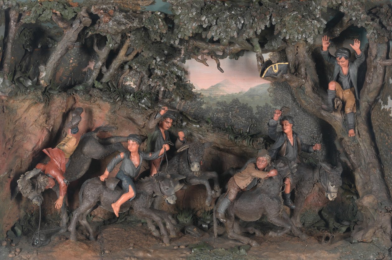 Une course de ramoneurs sur des ânes - Samuel Percy