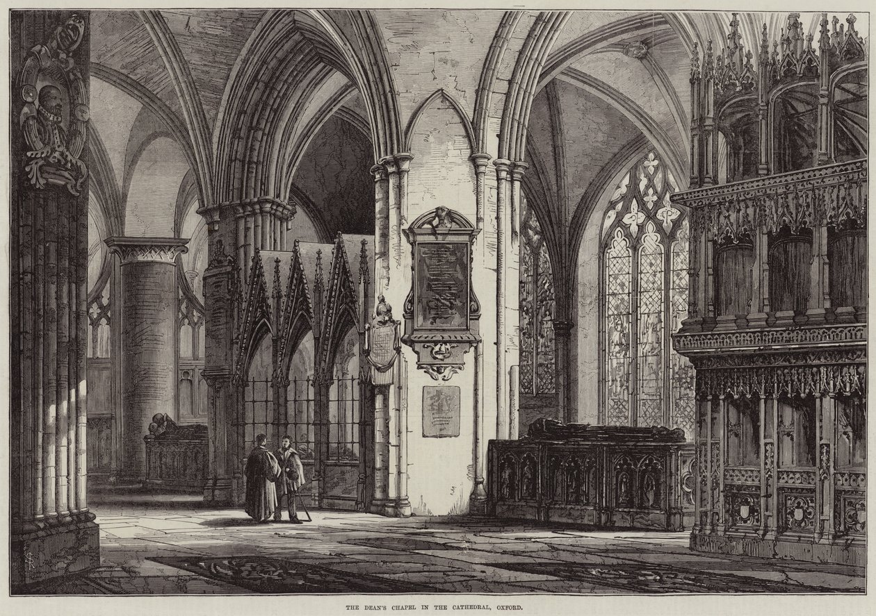 La chapelle du doyen dans la cathédrale, Oxford - Samuel Read