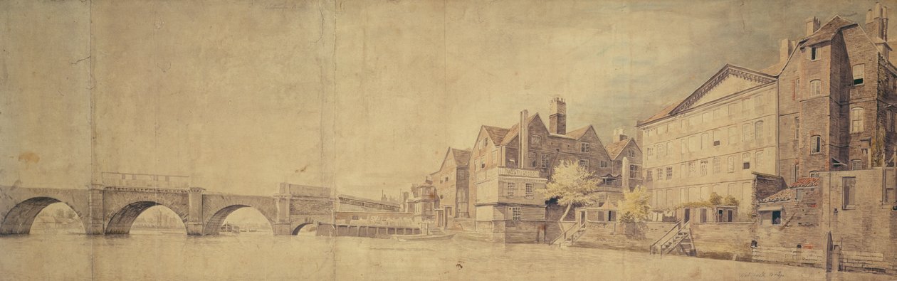 Vue du pont de Westminster - Samuel Scott