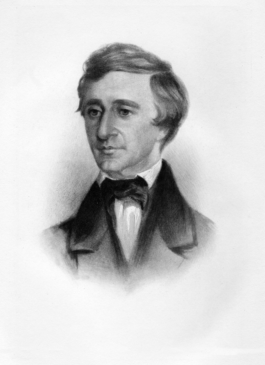Henry David Thoreau, pub. vers 1854 - Samuel Worcester Rowse