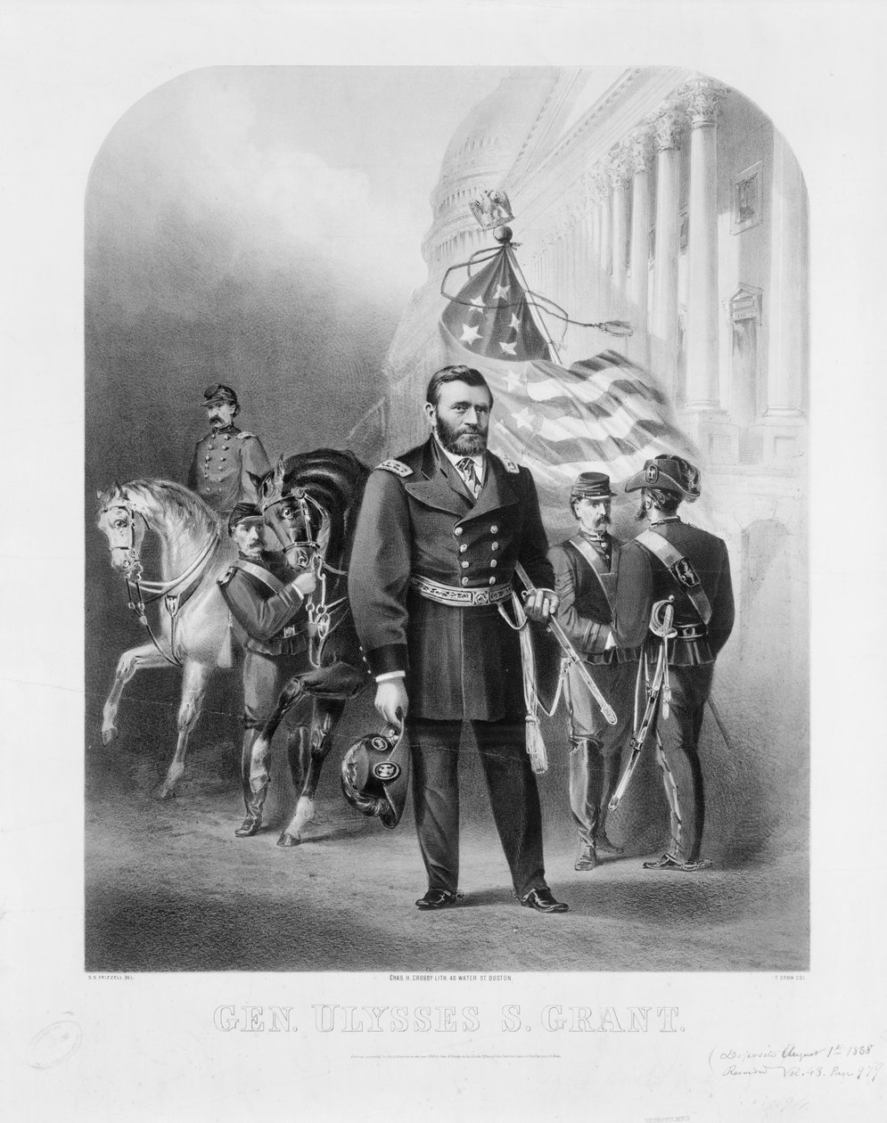 Général Ulysses S. Grant au Capitole des États-Unis, 1868 - Samuel after Frizzell