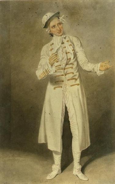 William Farren (1786-1861) en tant que Lord Ogleby dans Le Mariage clandestin de David Garrick et George Coleman l