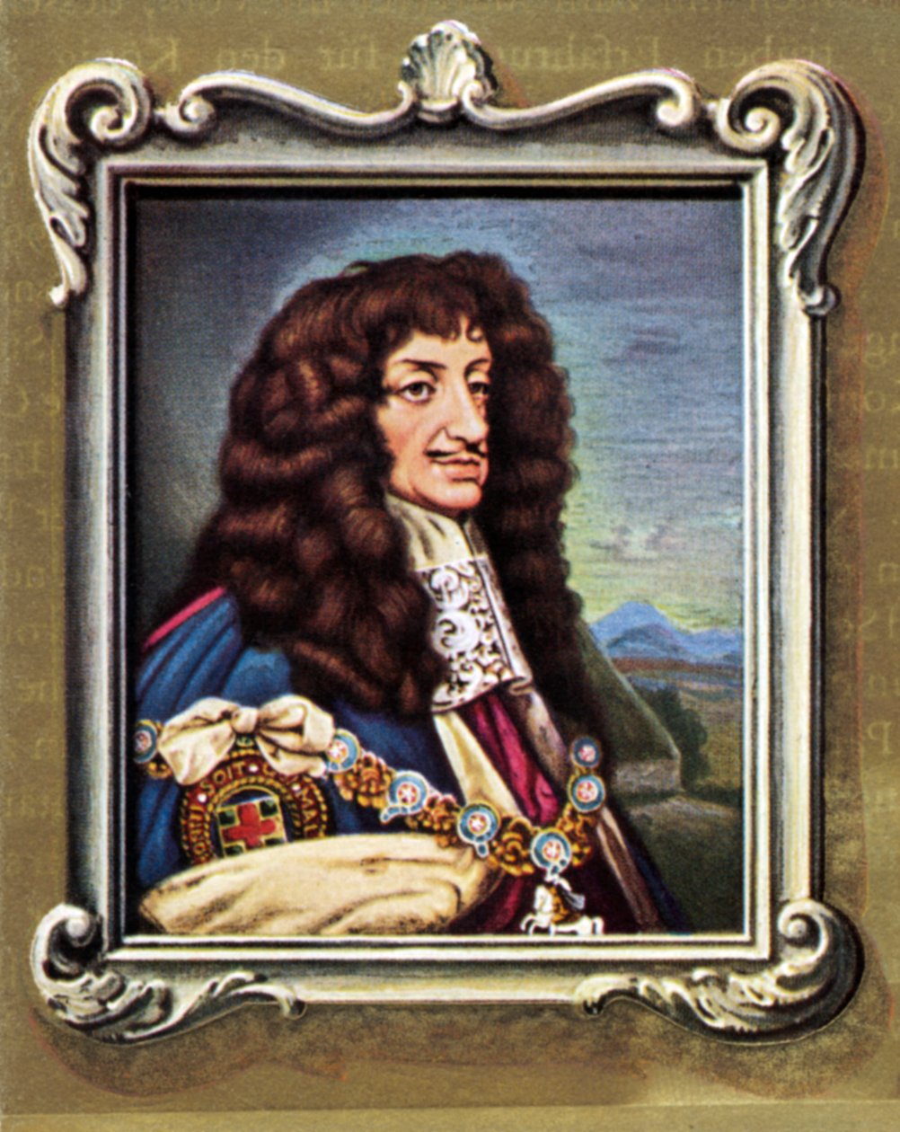 Portrait de Charles II - Samuel (after) Cooper