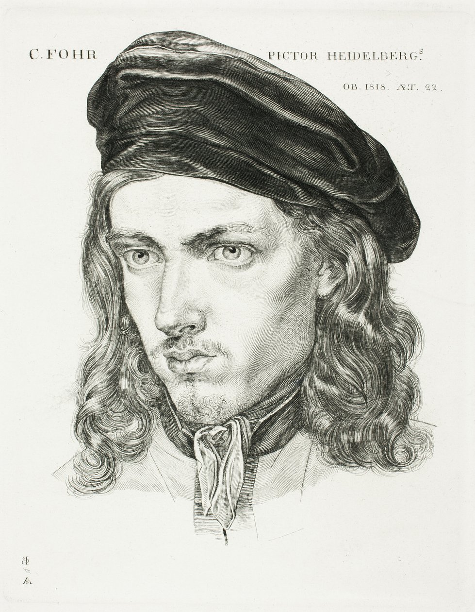 Portrait de Carl Philipp Fohr - Samuel Amsler