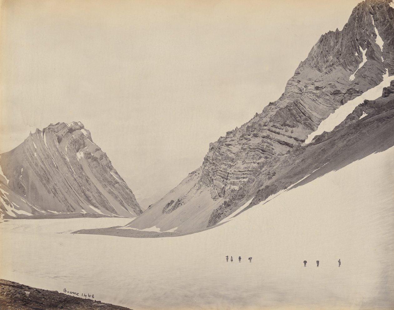 Le col de Manirung, 1866 - Samuel Bourne