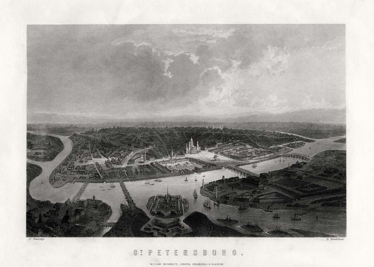 Saint-Pétersbourg, Russie, 19ème siècle - Samuel Bradshaw