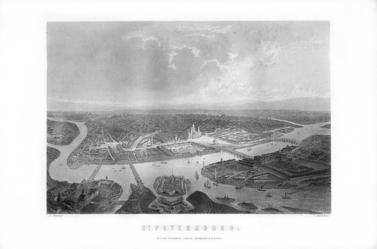 Saint-Pétersbourg, nord-ouest de la Russie, 1893 - Samuel Bradshaw