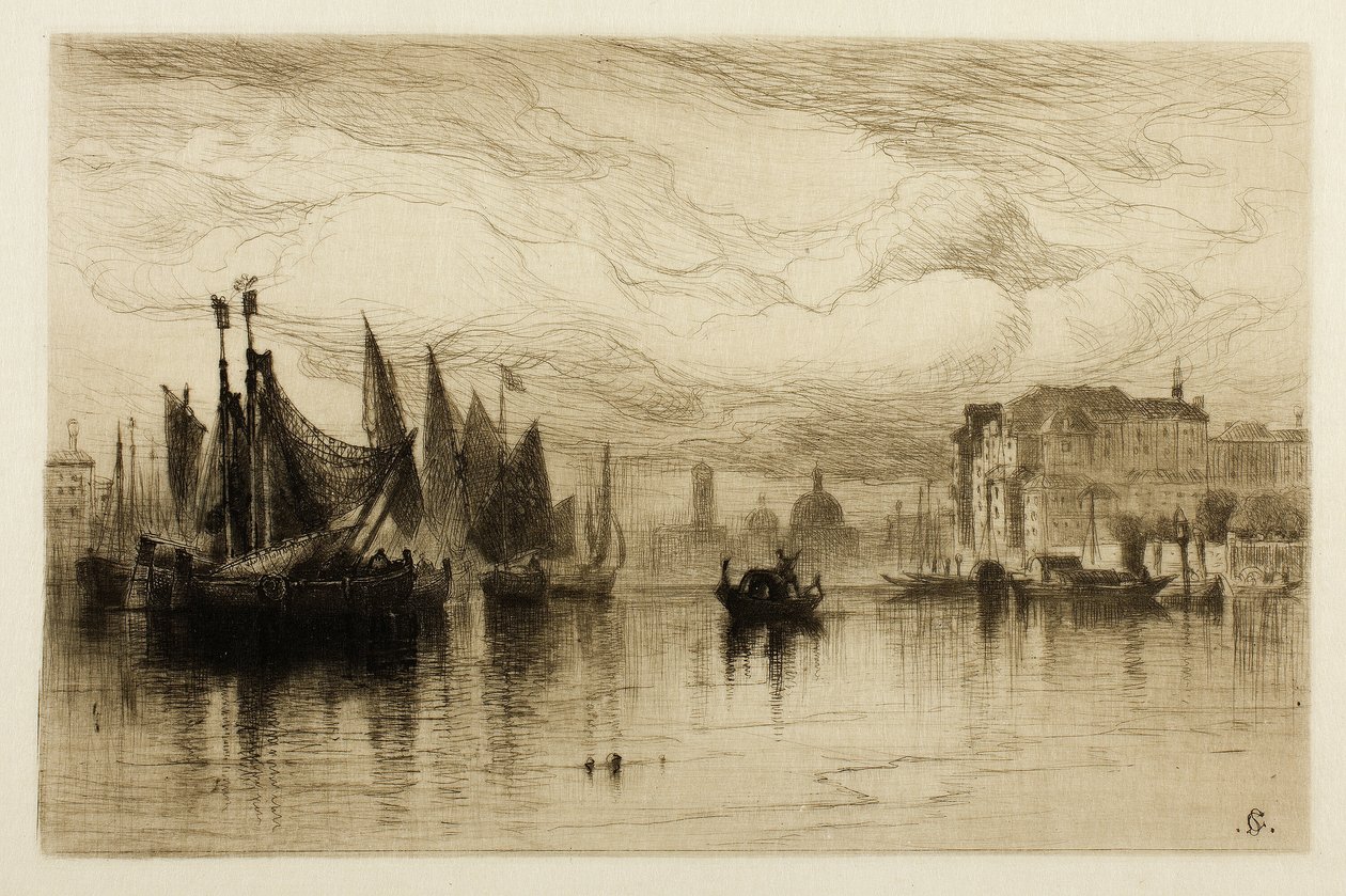Un jour nuageux à Venise - Samuel Colman