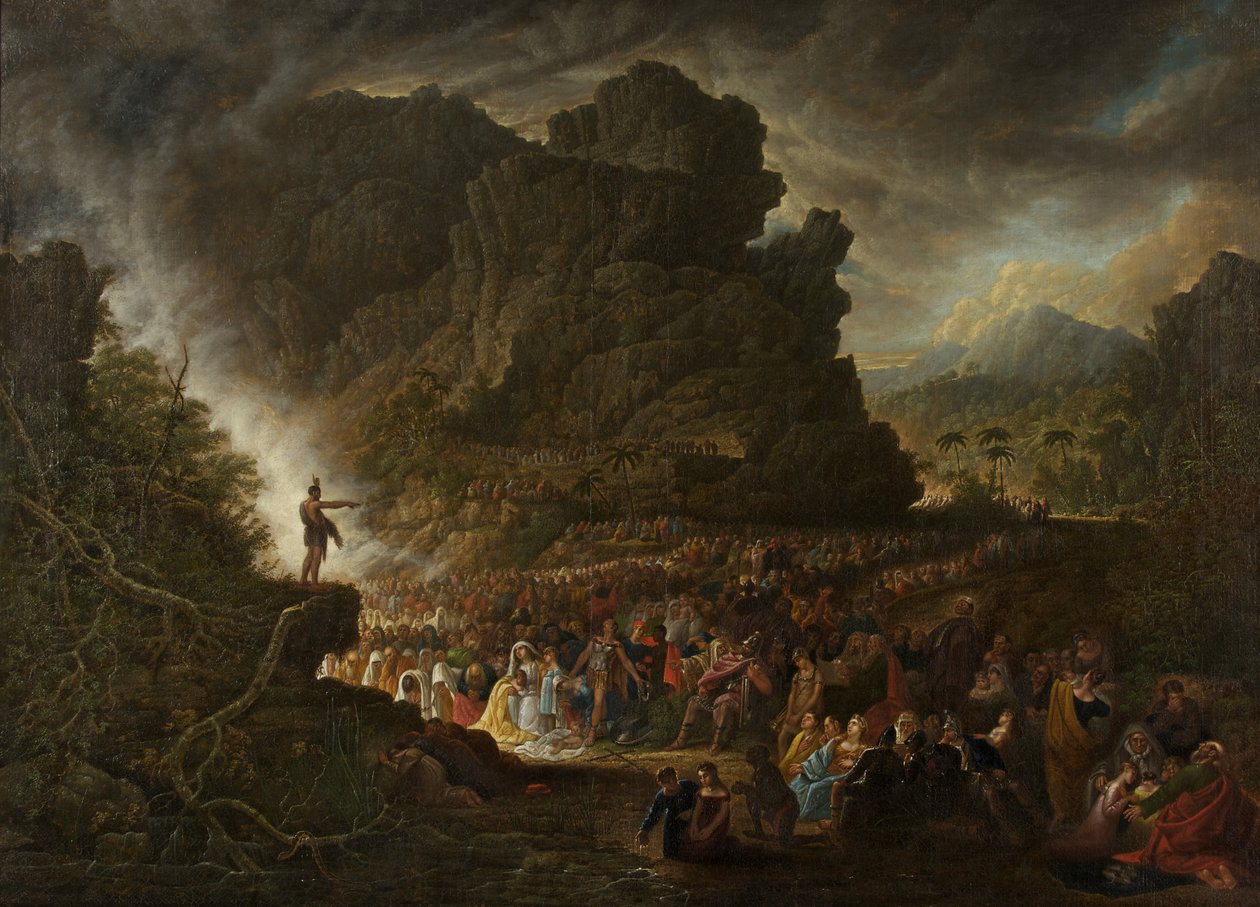 Saint Jean Prêchant dans le Désert - Samuel Colman