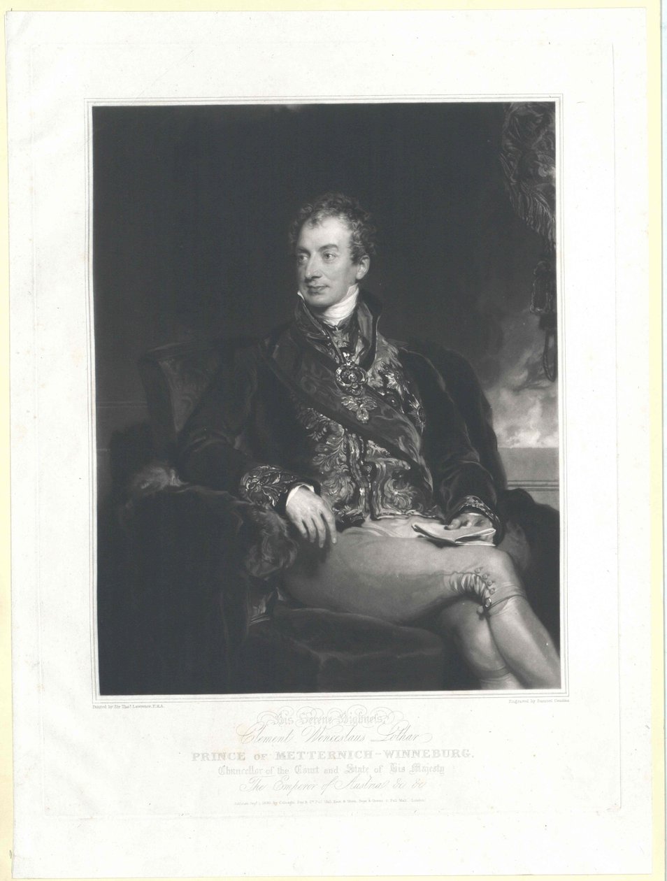 Clément Wenzel Lothar prince von Metternich-Winneburg - Samuel Cousins