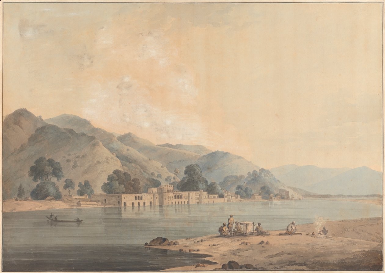 Le Hurduar regardant en amont de la rivière - Samuel Davis