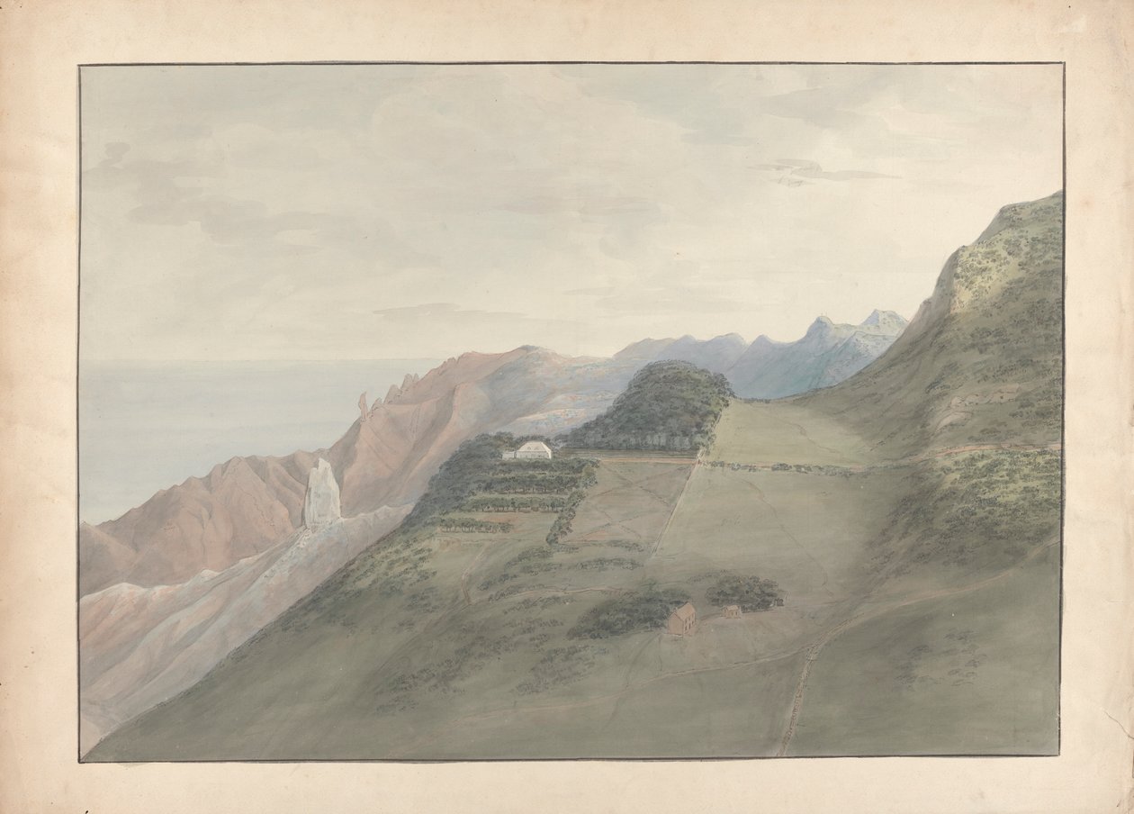 Vue à Sainte-Hélène - Samuel Davis