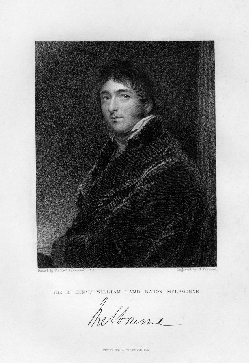 William Lamb, 2ème vicomte Melbourne, 1836 - Samuel Freeman