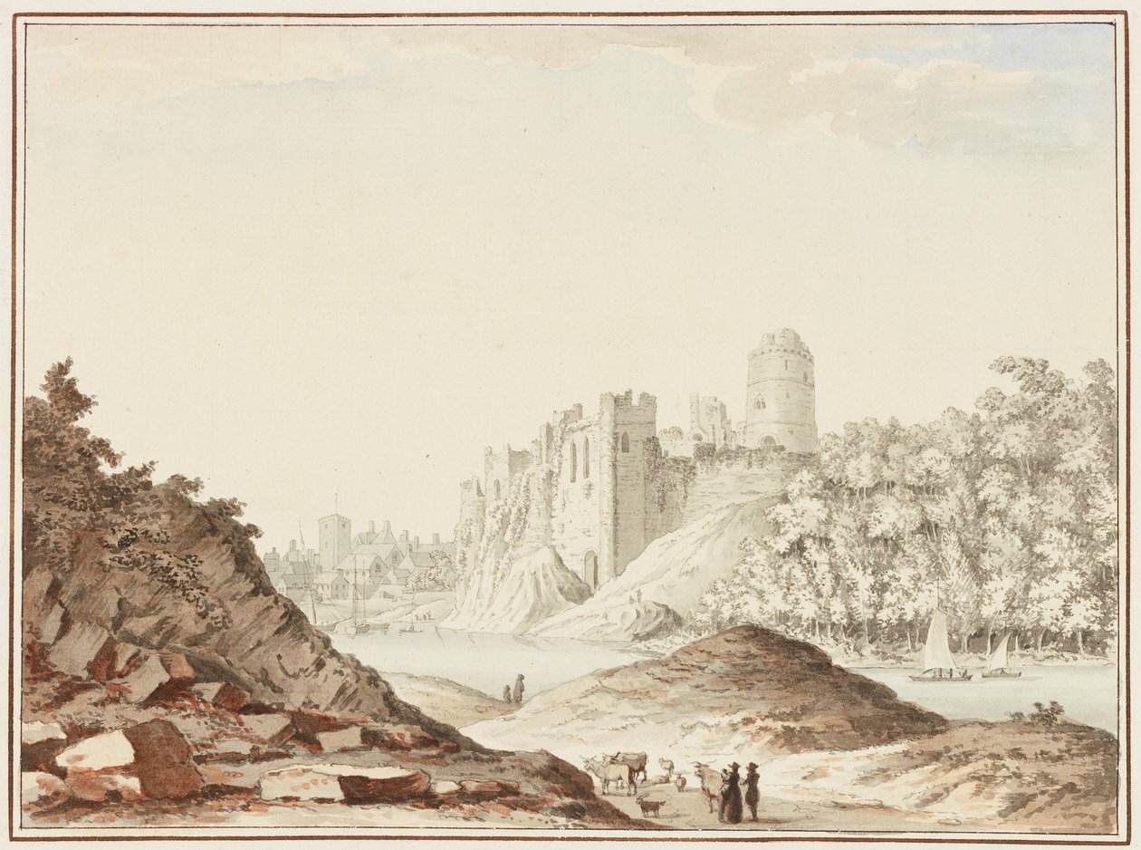 Château de Pembroke - Samuel Hieronymous Grimm