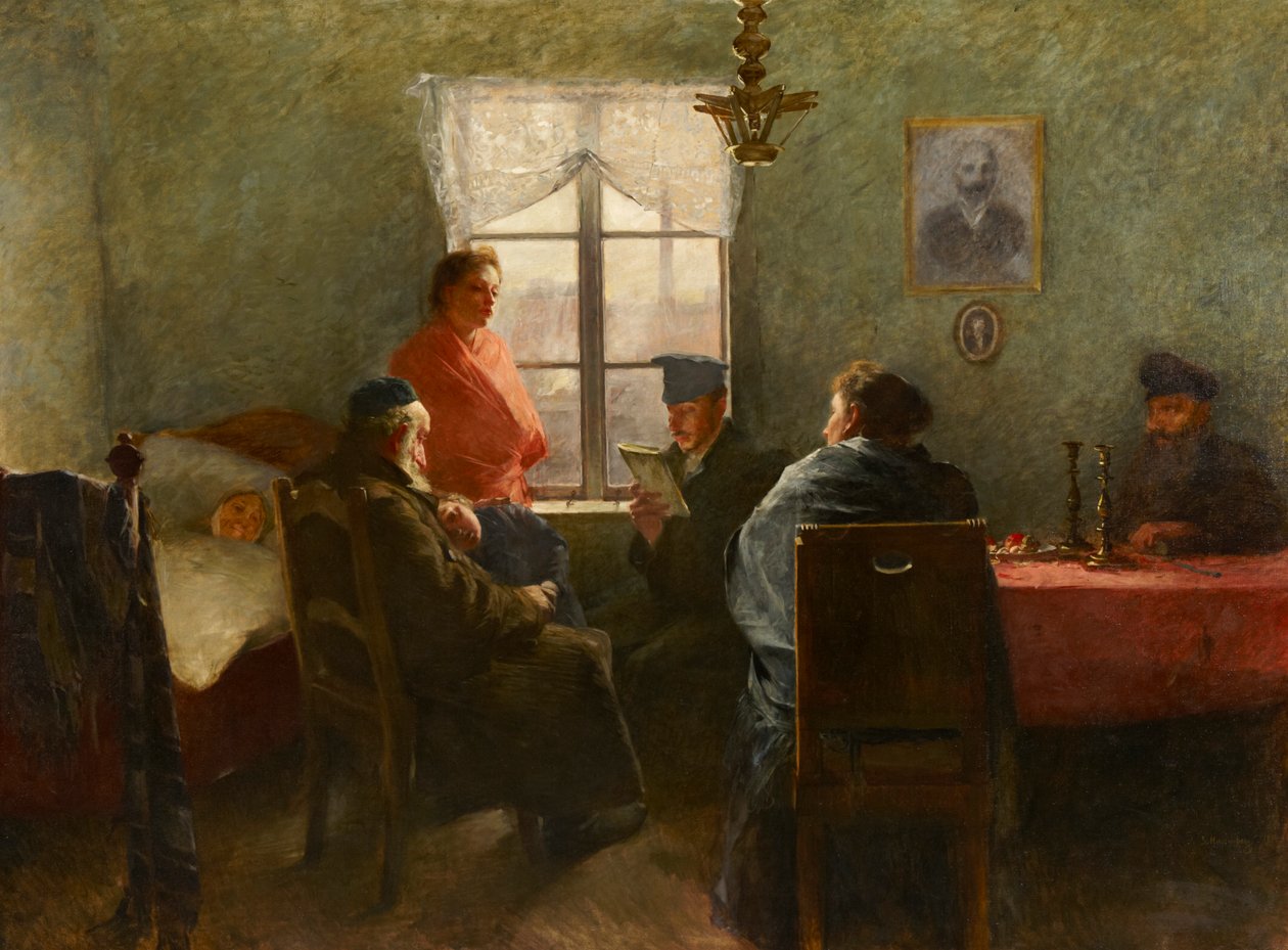 Le repos du sabbat - Samuel Hirszenberg